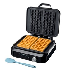 Digital Dual Waffle Maker Luxury Belgian Waffles Iron Machine Cooks Profesional