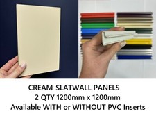 2QTY 1200mm x 1200mm CREAM