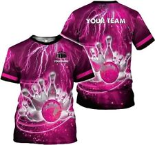 Personalized Name Bowling Shirts for Men and Women 3D, Bowling Shirts S-5XL