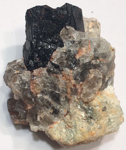 Rare schorl aquamarine combo - aquamarine,