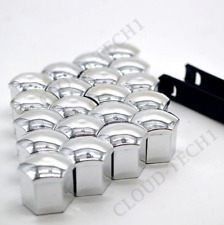 20x For Mercedes Benz C Class W204 W205 07-20 GLOSS CHROME WHEEL BOLT NUT COVERS