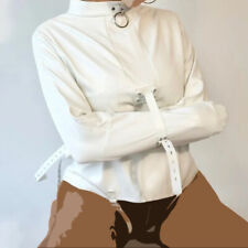 UK Asylum Straitjacket Straight Jacket Costumes Body Harness Armbinder Clubwear