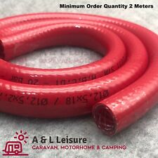 12mm 1/2" RED Caravan Motorhome Water Hose Food Grade Non Toxic  MIN ORDER 2 MTR