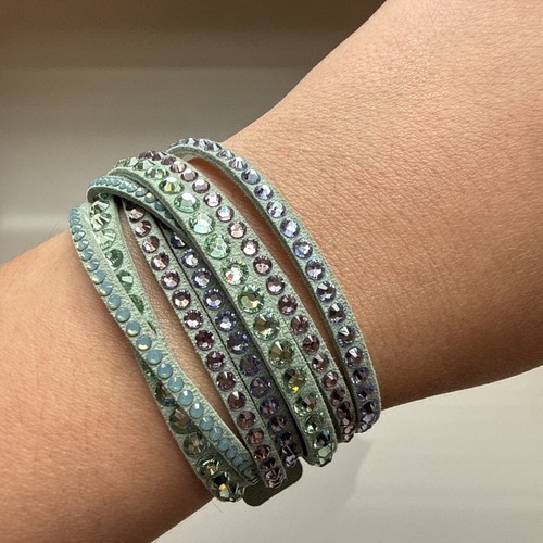 Swarovski leather wrap - swarovski,