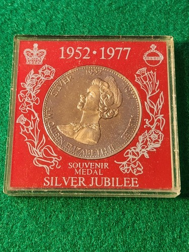 1952 1977 silver - 1952-1977, jubilee
