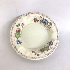 RARE VINTAGE DUNN BENNETT & CO BURSLEM FLORAL ASHTRAY STAMPED 5” EB17JH