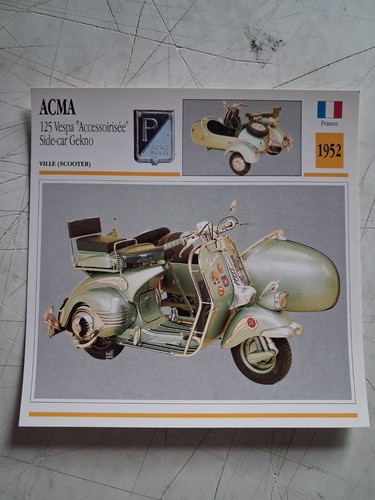 Acma scooter vespa 125 - vespa, side