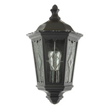 Traditional black half lantern - half,