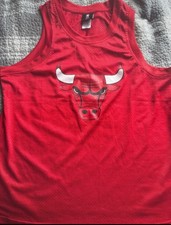 Red Chicago Bulls Vest Top