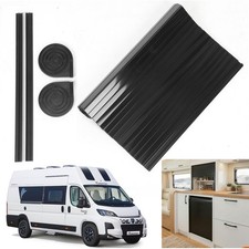 TAMBOUR ROLLER DOOR KIT BLACK