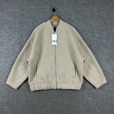 Zara Jacket Womens Small Beige