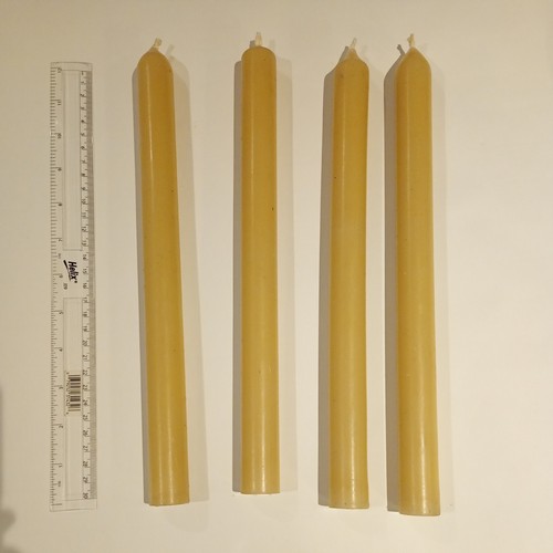 Vintage church candles x4 - vintage, 12"
