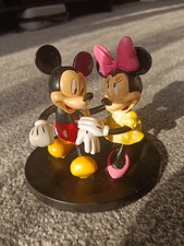 Vintage Mickey & Minnie Mouse Collectible – Polyresin – Late 1990s – No Box