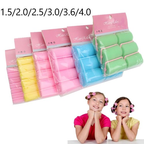 Foam hair rollers soft sponge - foam,