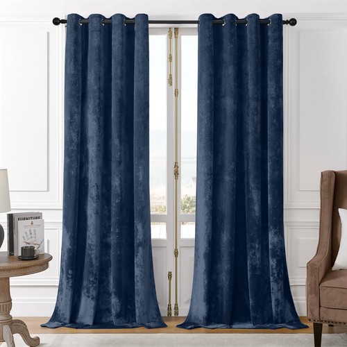 Blackout thick velvet curtains - thick,