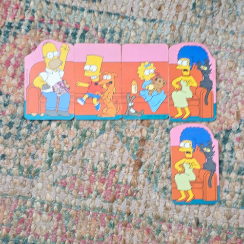The simpsons family sofa - family,
