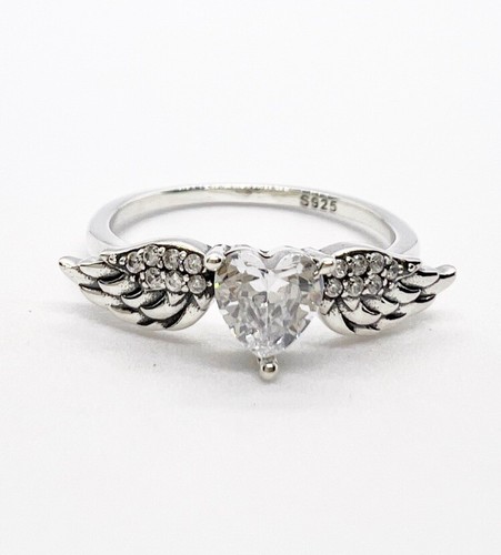 Angel wings ring heart - angel,