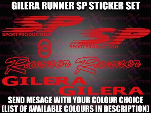 Gilera runner sticker decal - gilera, sticker/decal