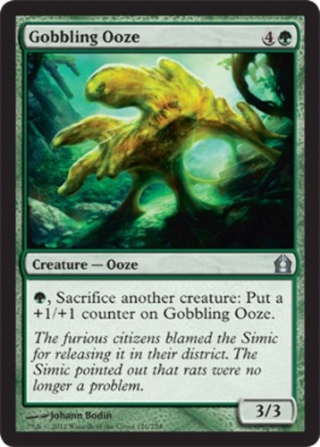 Gobbling ooze return - return, to