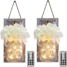 2Pack Mason Jar Wall Decor