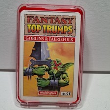 Waddingtons Fantasy Top Trumps Goblins and Fairiefolk Card Game Complete VGC