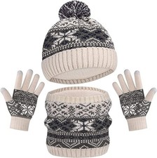 Girls and Boys Hat Gloves
