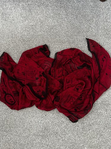 Moschino silk wide scarf - moschino,