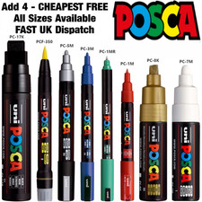 Uni Posca Paint Marker Pens