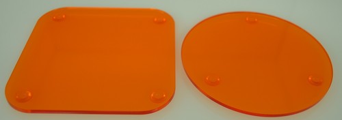 Coasters square round - coasters,