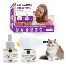 Cat Calming Diffuser Pet Anti Anxiety Feline Pheromones Plug in Stress Relief 🐱