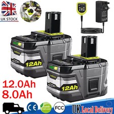 8Ah 12Ah Battery for ryobi 18V Battery Charger One Plus RB18L50 RB18L40 P104