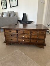 Laura Ashley Garrett coffee table 9 drawers 90cm L x 42cm W x 60cm H