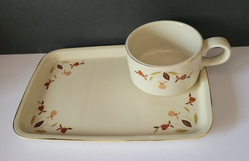 Jewel tea autumn leaf snack - leaf,