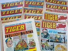13 Vintage Tiger Comics