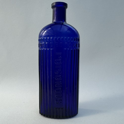 Antique cobalt blue poison - antique,