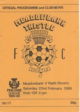 Meadowbank Thistle (Defunct) v