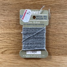 Vintage Chadwick’s Reinforcing and Mending Yarn No434 Grey Wool/Nylon Woolworths