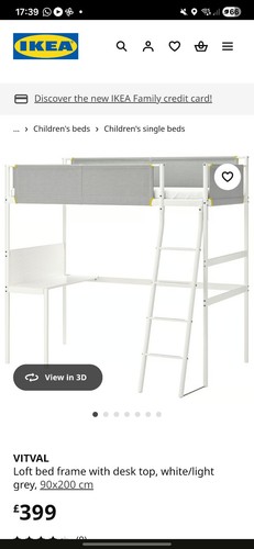 Ikea vitval high loft - ikea, high/loft