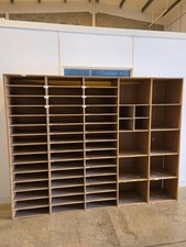 Wooden Pigeon Hole Cabinet