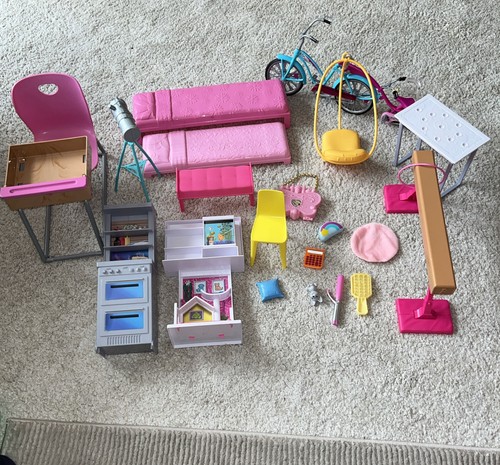 Bundle barbie dollhouse - barbie,