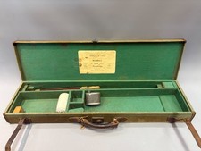 Vintage Antique Gallyon & Sons Canvas / Leather Shotgun Case