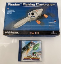 Sega Dreamcast - Sega Bass Fishing - Complete in box with Fishing Rod - Retro