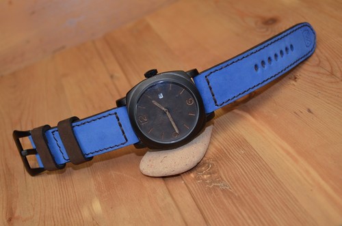 Watch strap 22 blue - ma,