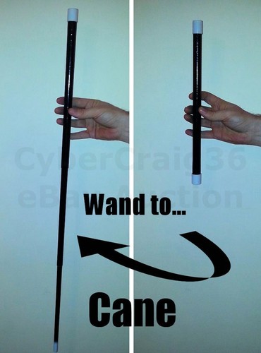 Wand black cane classic - to,