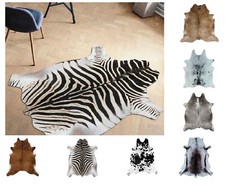 Faux Animal Hide Rug Large