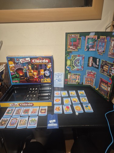 The simpsons cluedo board - the,