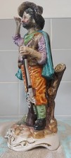 Large vintage Capodimonte figure of a soldier with rifle