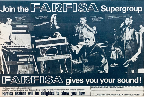 Farfisa organs original 1971 - farfisa,