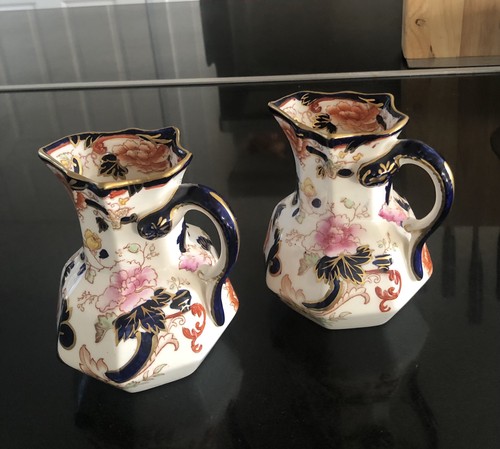 Pair antique masons - pair, of