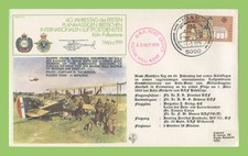 Germany 1979 60th Anniv Airmail RAF Flight Cover Bell Jet Ranger G Biggin Hill
